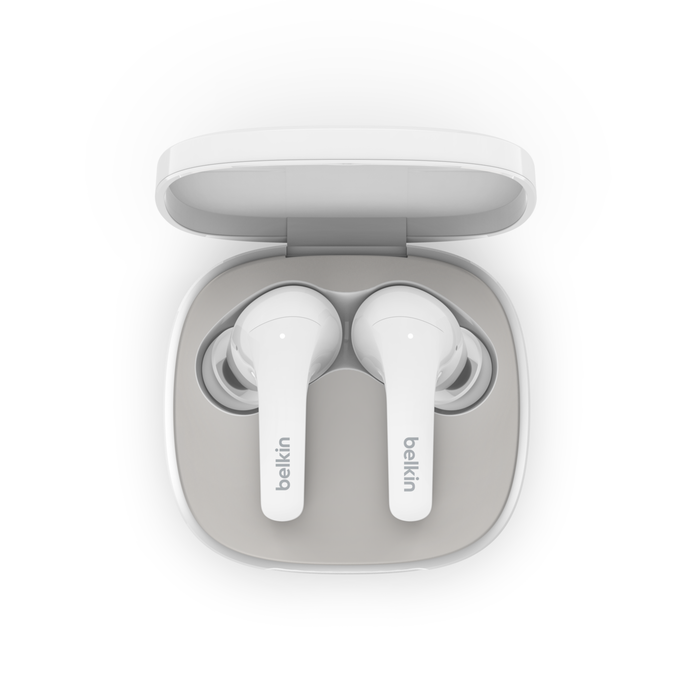 Noise Cancelling Earbuds, White, hi-res