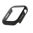 TemperedCurve 2-in-1 Treated Screen Protector + Bumper for Apple Watch Series 7, Black, hi-res