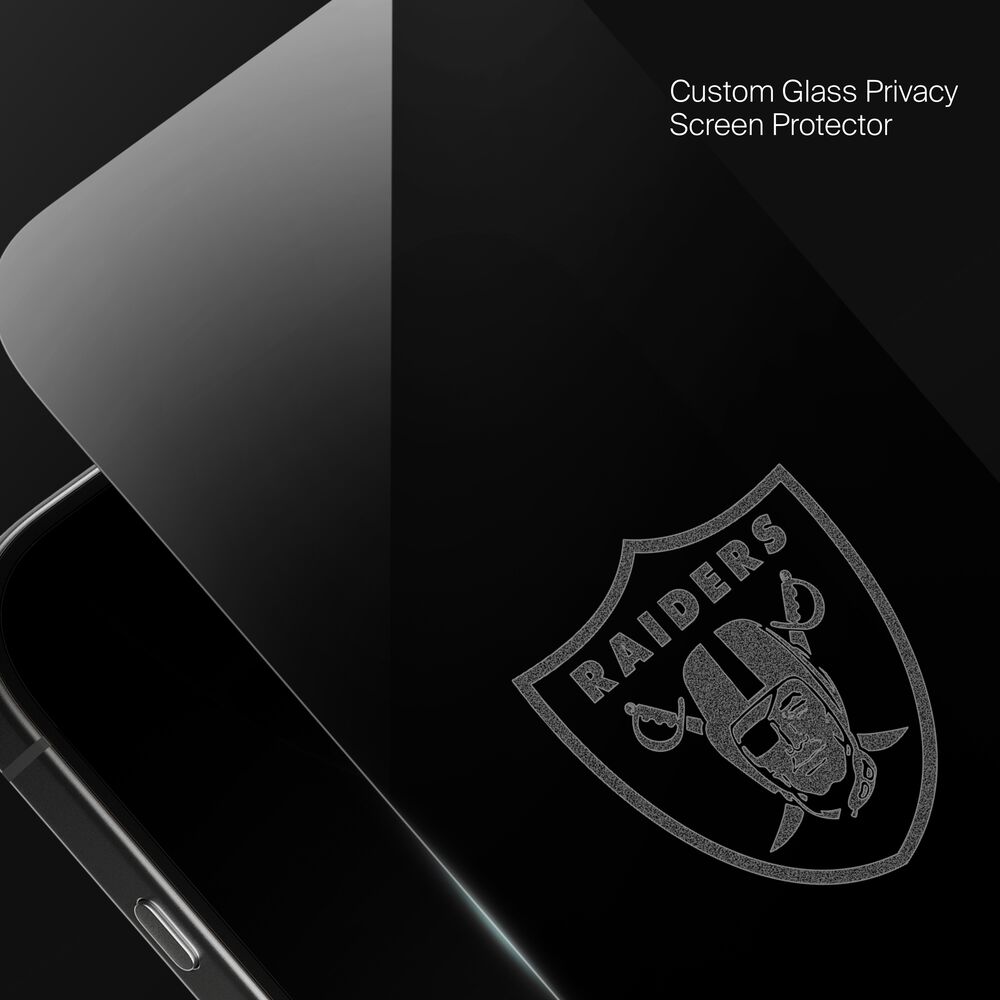 Las Vegas Raiders Custom Glass Screen Protector, , hi-res
