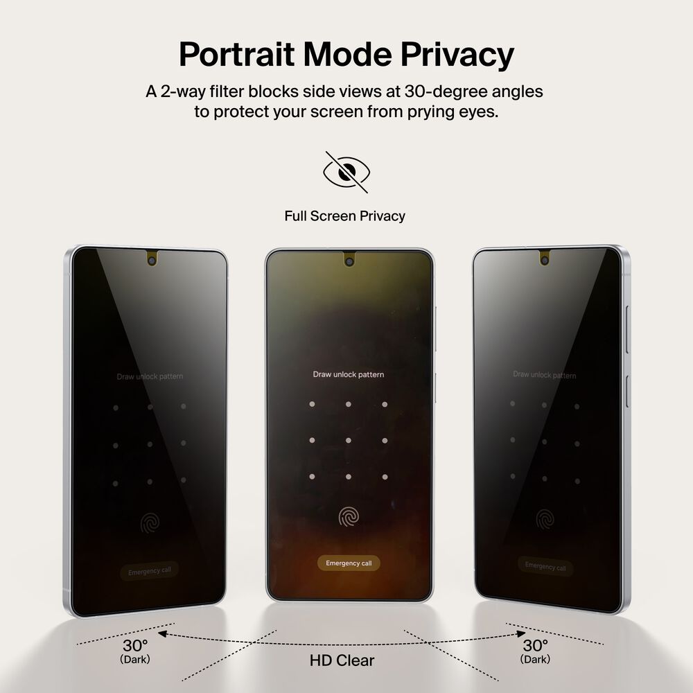 Titan SmartShield Privacy Filter Screen Protector for Samsung Galaxy S26, , hi-res