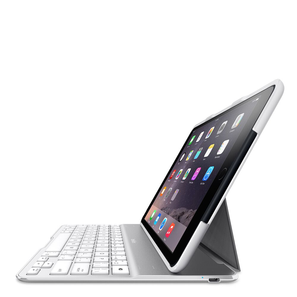 QODE Ultimate Keyboard Case for iPad Air 2, White, hi-res