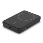 Magnetic Wireless Battery 5000 + Stand, Black, hi-res