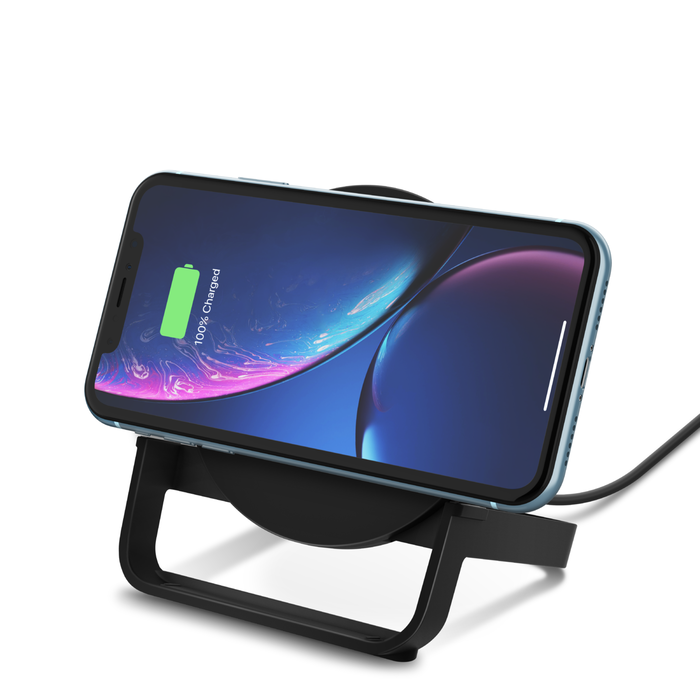 Wireless Charging Stand 10W, Black, hi-res