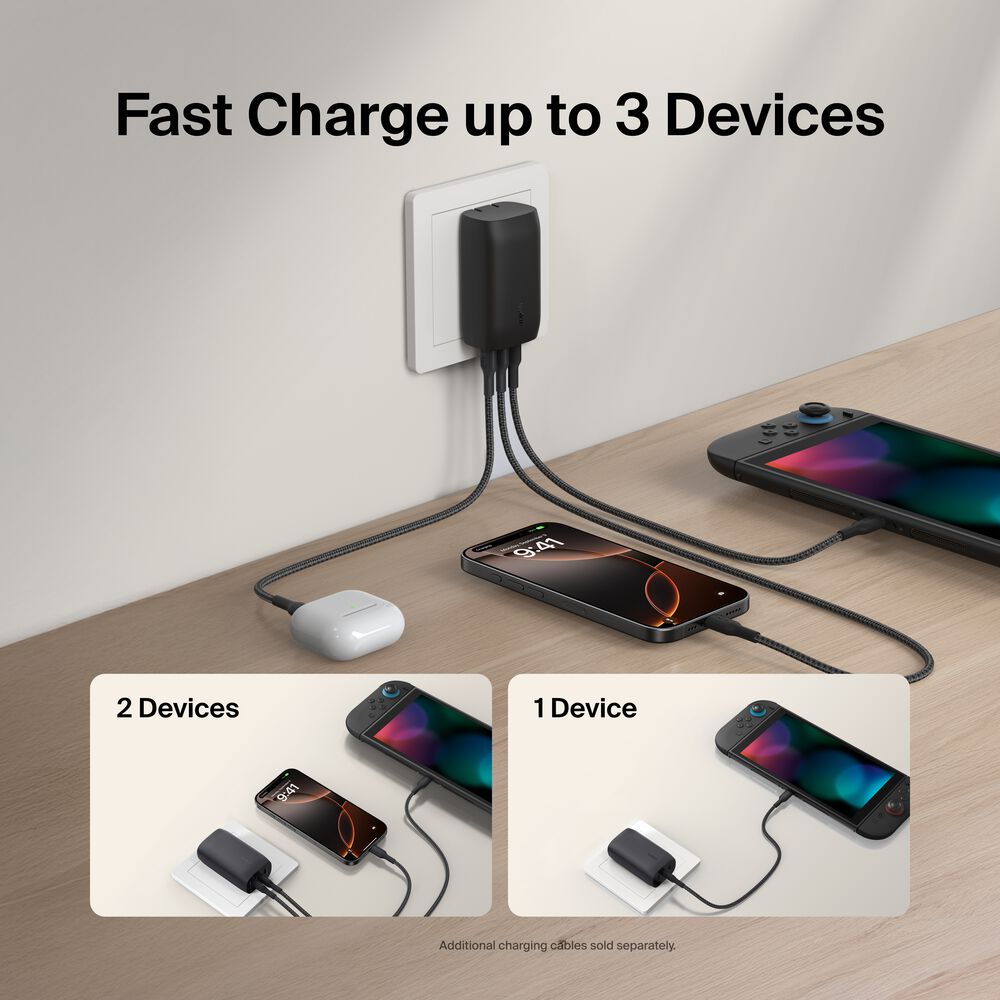 USB-C to USB-C Cable 60W for Nintendo Switch 2, Black, hi-res