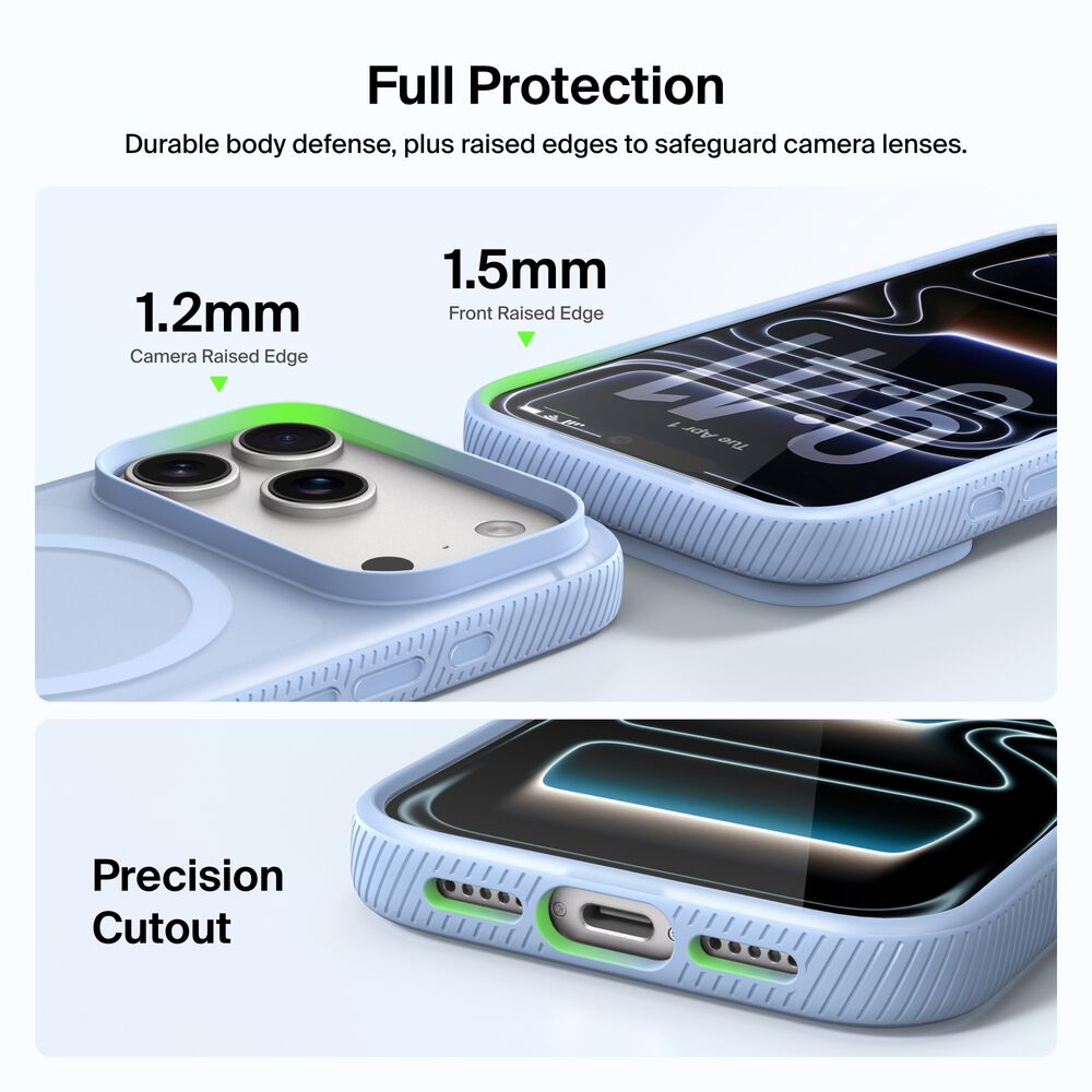 Grip Series Case for iPhone 18 Pro / iPhone 17 Pro, Light Blue, hi-res