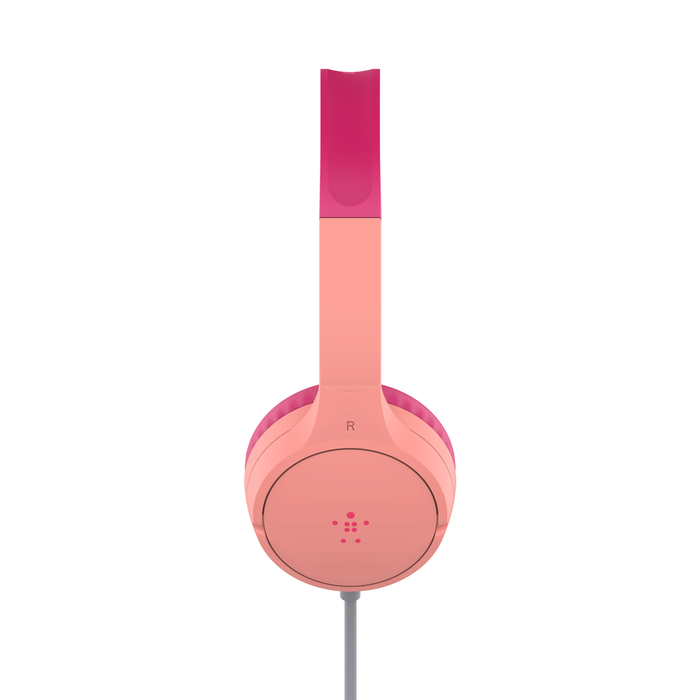 Wired On-Ear Headphones for Kids, Pink, hi-res