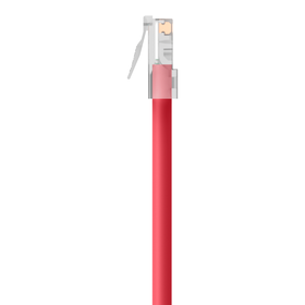 CAT6 Ethernet Patch Cable, RJ45, M/M, Red, hi-res