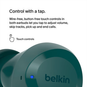 True Wireless Earbuds, Teal, hi-res