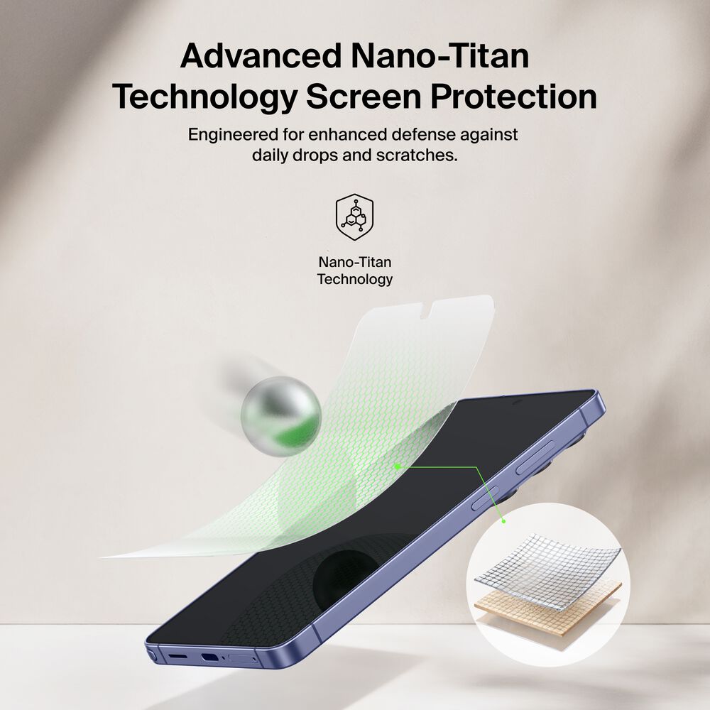 Titan EcoGuard Anti-Reflective Filter Screen Protector for Samsung Galaxy S26 Ultra, , hi-res