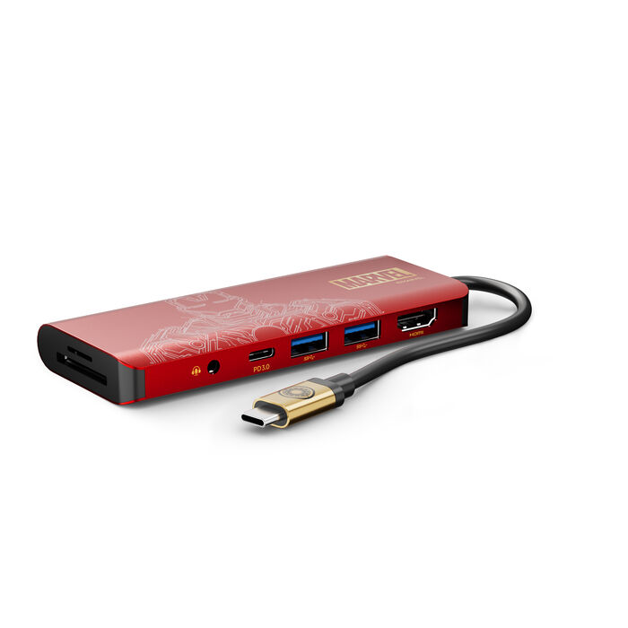 USB-C 7-in-1 Multiport Hub Adapter (Marvel Collection), , hi-res