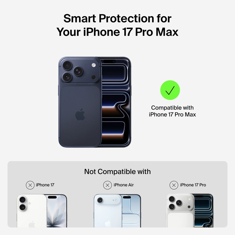 Protect Series Case for iPhone 17 Pro Max, Black, hi-res