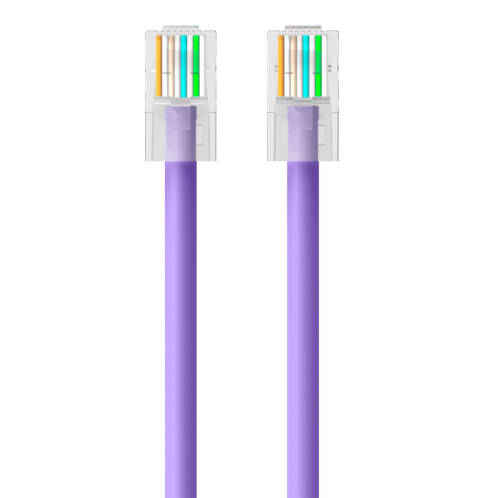 CAT6 Ethernet Patch Cable, RJ45, M/M, Purple, hi-res