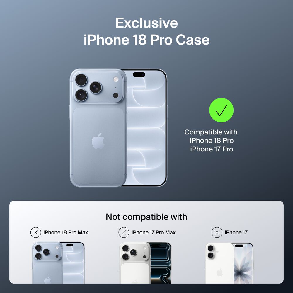 Clear Series with Kickstand Case for iPhone 18 Pro / iPhone 17 Pro, , hi-res