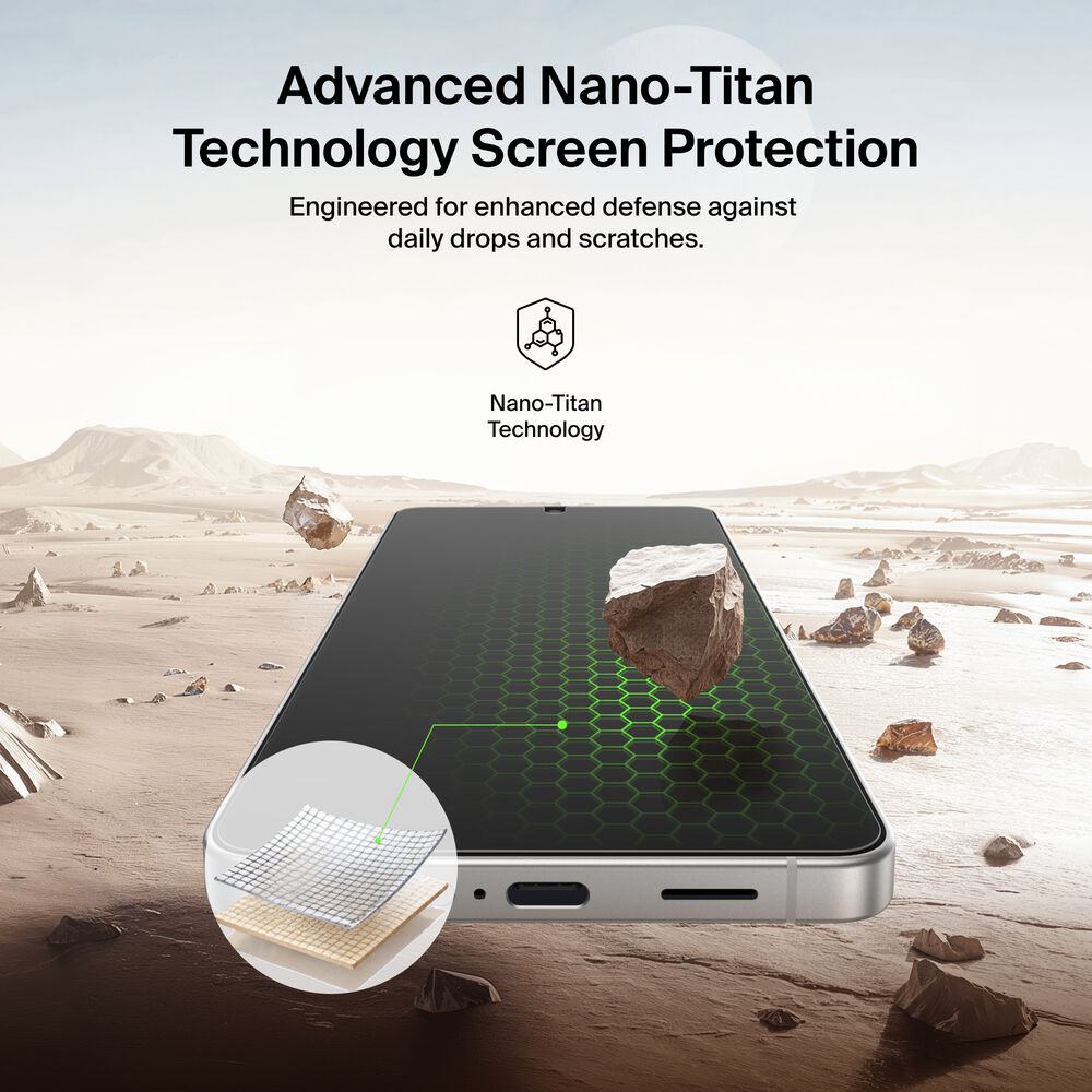 Titan SmartShield Privacy Filter Screen Protector for Samsung Galaxy S26, , hi-res