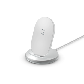 Supporto di ricarica wireless da 15 W + alimentatore da 24 W con Quick Charge™ 3.0, Bianco, hi-res