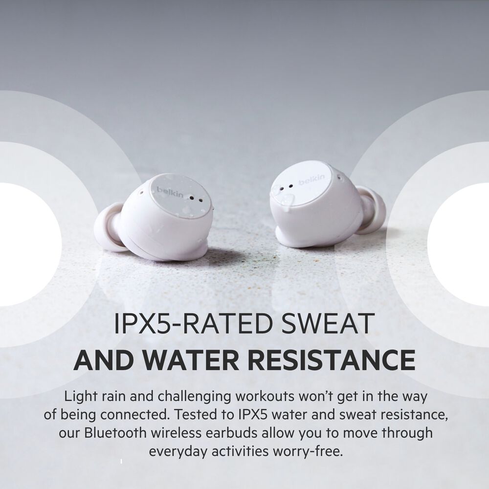 Water resistant noise cancelling earbuds hotsell
