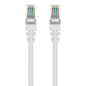 Cat6 Snagless Patch Cable, 20 Feet  White, White, hi-res