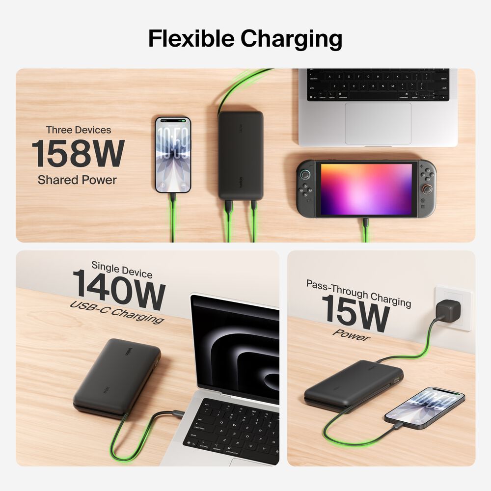 Laptop Power Bank 25K, Black, hi-res