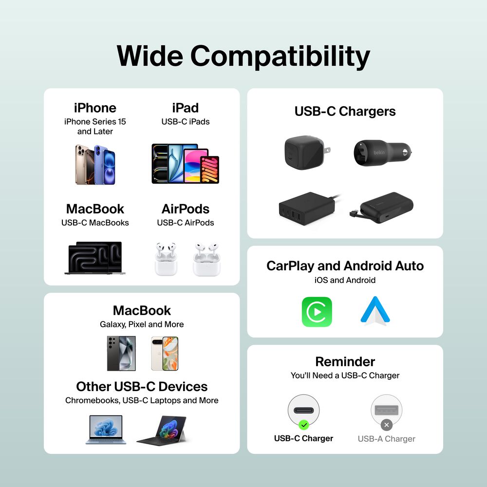 USB-C to USB-C 케이블 240W, 그린, hi-res