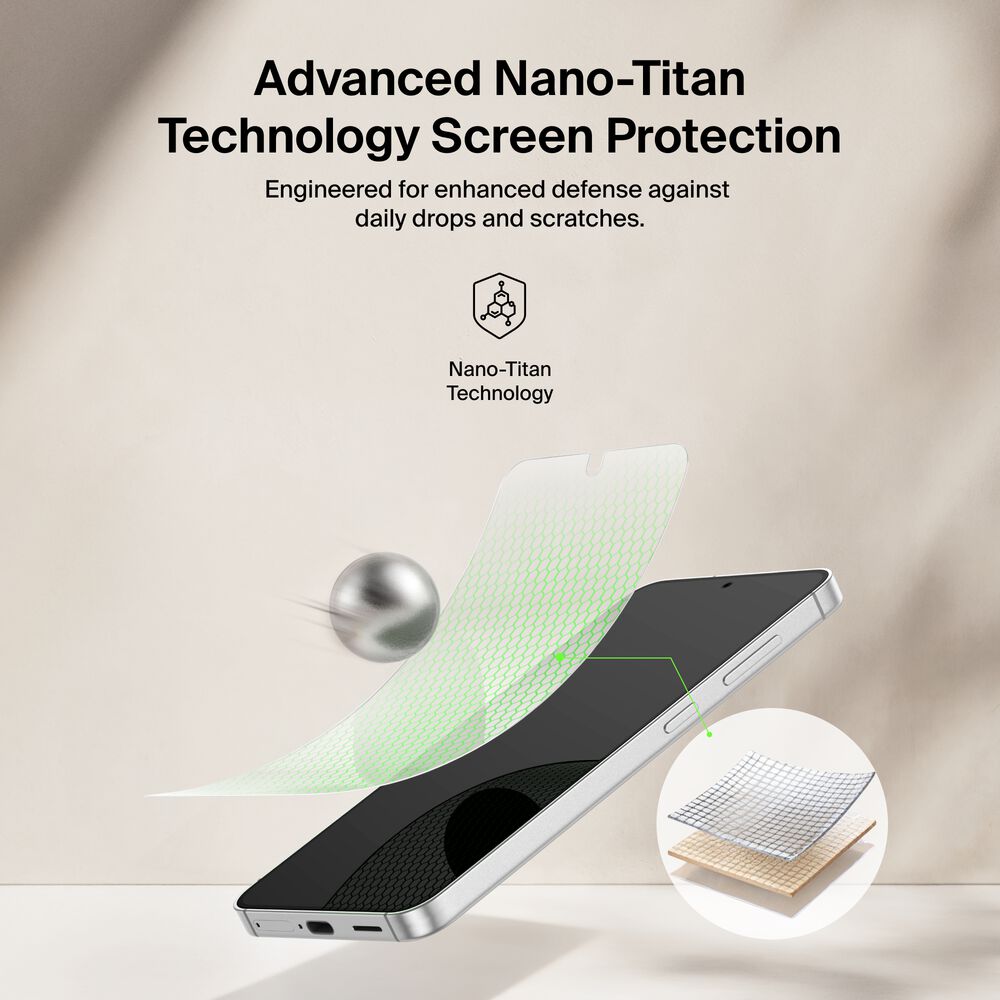 Titan EcoGuard Privacy Filter Screen Protector for Samsung Galaxy S26+, , hi-res