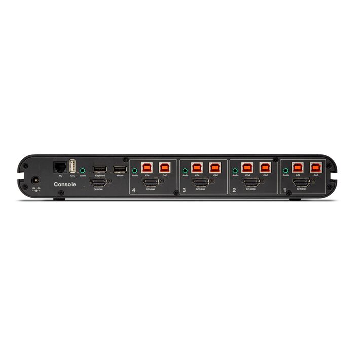 Universal Secure KVM Switch, 4-Port Single Head w/ CAC | Belkin AU