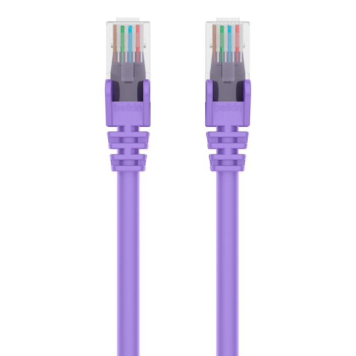 Cat6 Snagless Patch Cable, Purple, hi-res