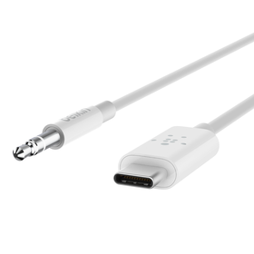 RockStar™ USB-C™ to 3.5mm オーディオケーブル, 白, hi-res