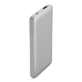 Pocket Power 5K Power Bank (aka Portable Charger), Silver, hi-res