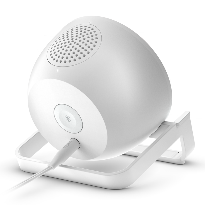 Bluetooth 스피커 + 10W 무선 충전기, 하얀색, hi-res