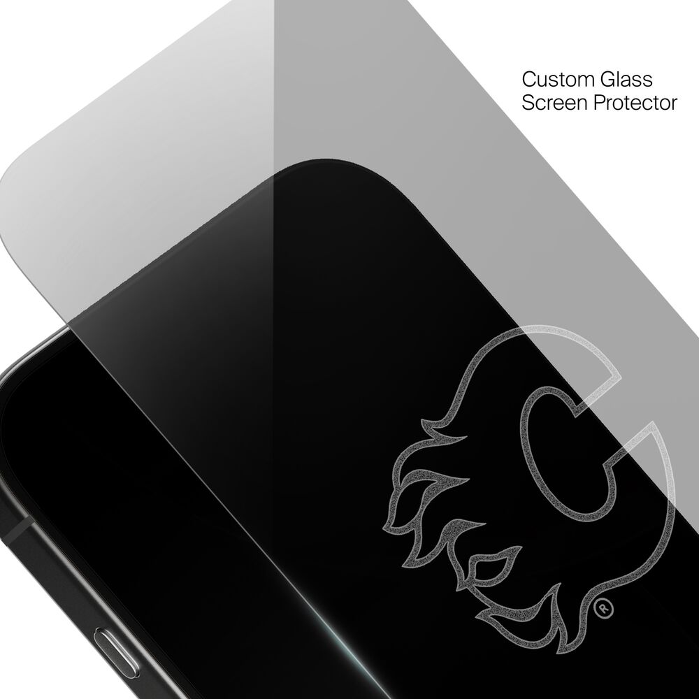 Calgary Flames Custom Glass Screen Protector, , hi-res