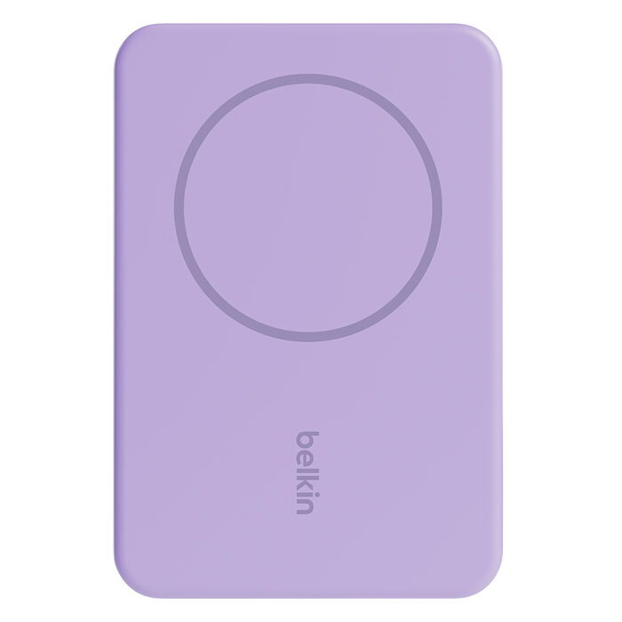 Magnetic Wireless Power Bank 5K + Stand, Purple, hi-res