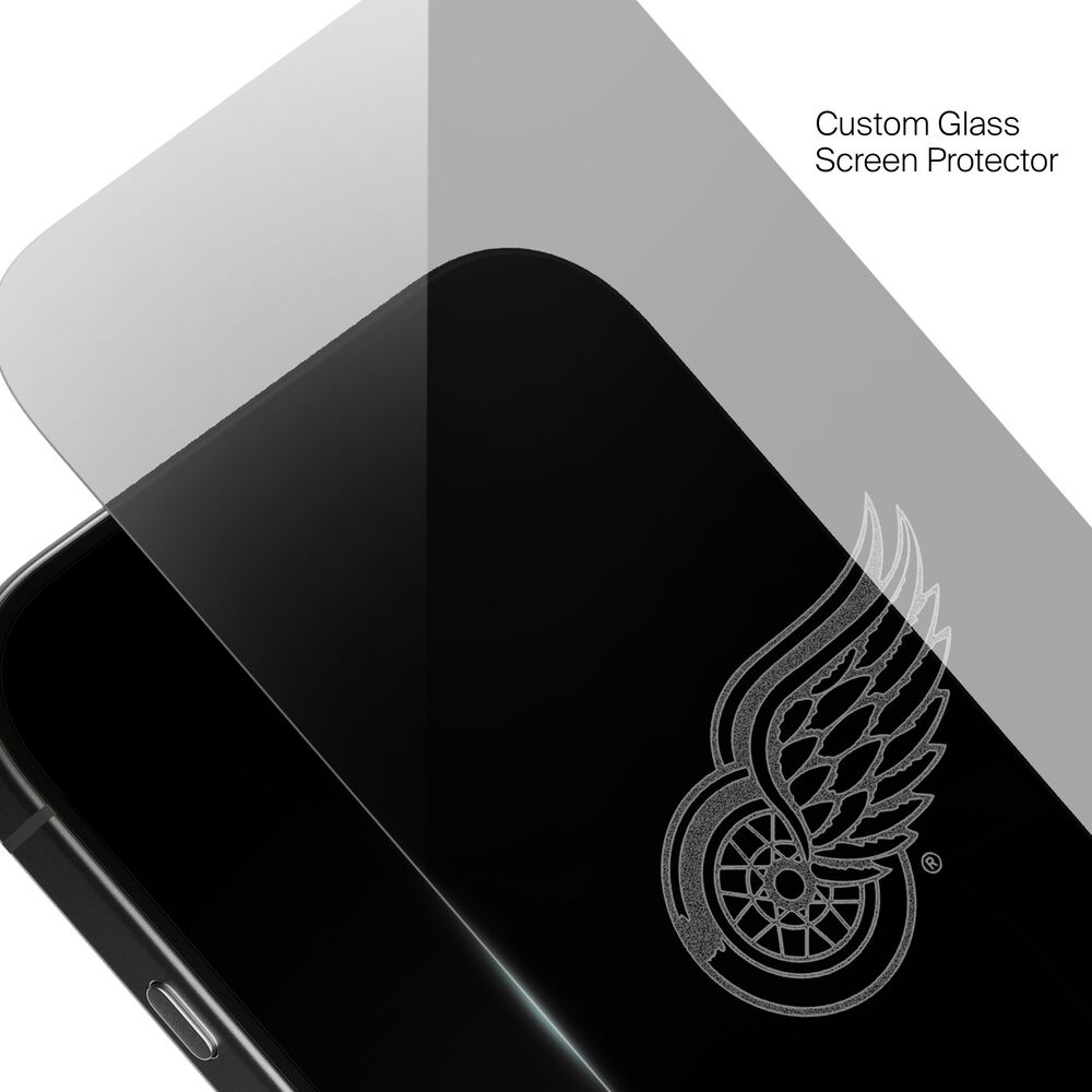 Detroit Red Custom Glass Screen Protector, , hi-res