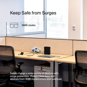 6 Outlet Wall Surge Protector with USB-C and USB-A, , hi-res