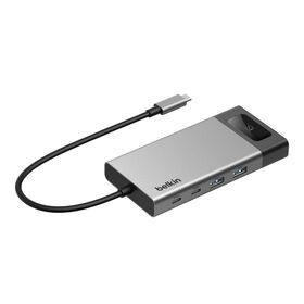 8-Port Dual Display USB-C Hub, Black, hi-res