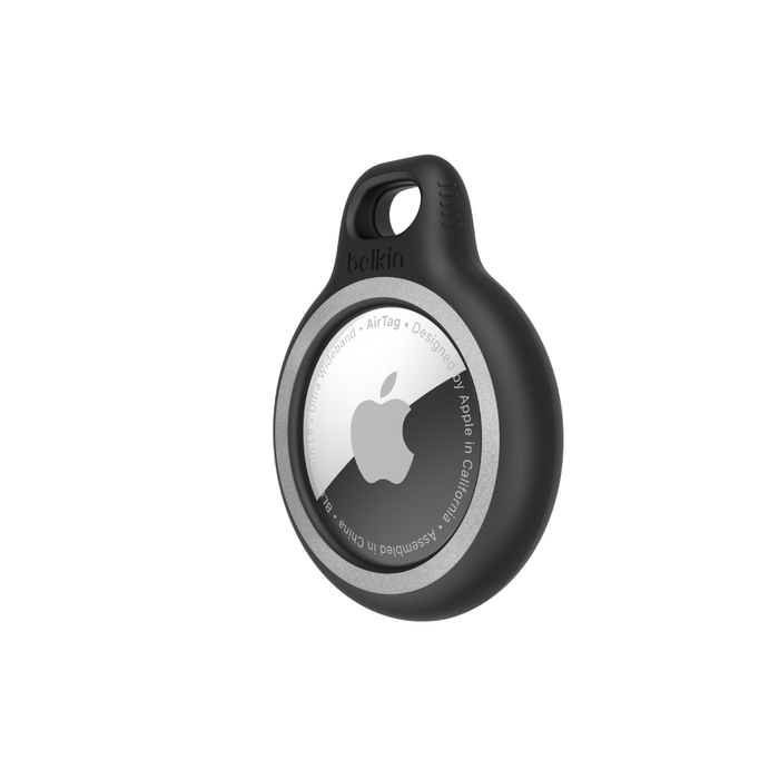 Reflective Secure Holder with Key Ring for Apple AirTag