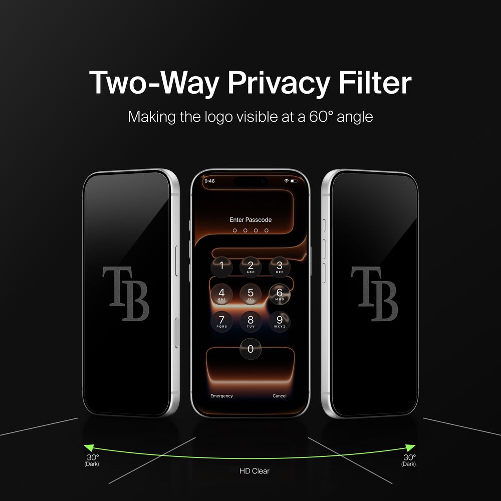 Tampa Bay Rays Custom Glass Screen Protector, , hi-res