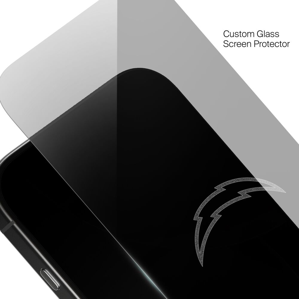 Los Angeles Chargers Custom Glass Screen Protector, , hi-res