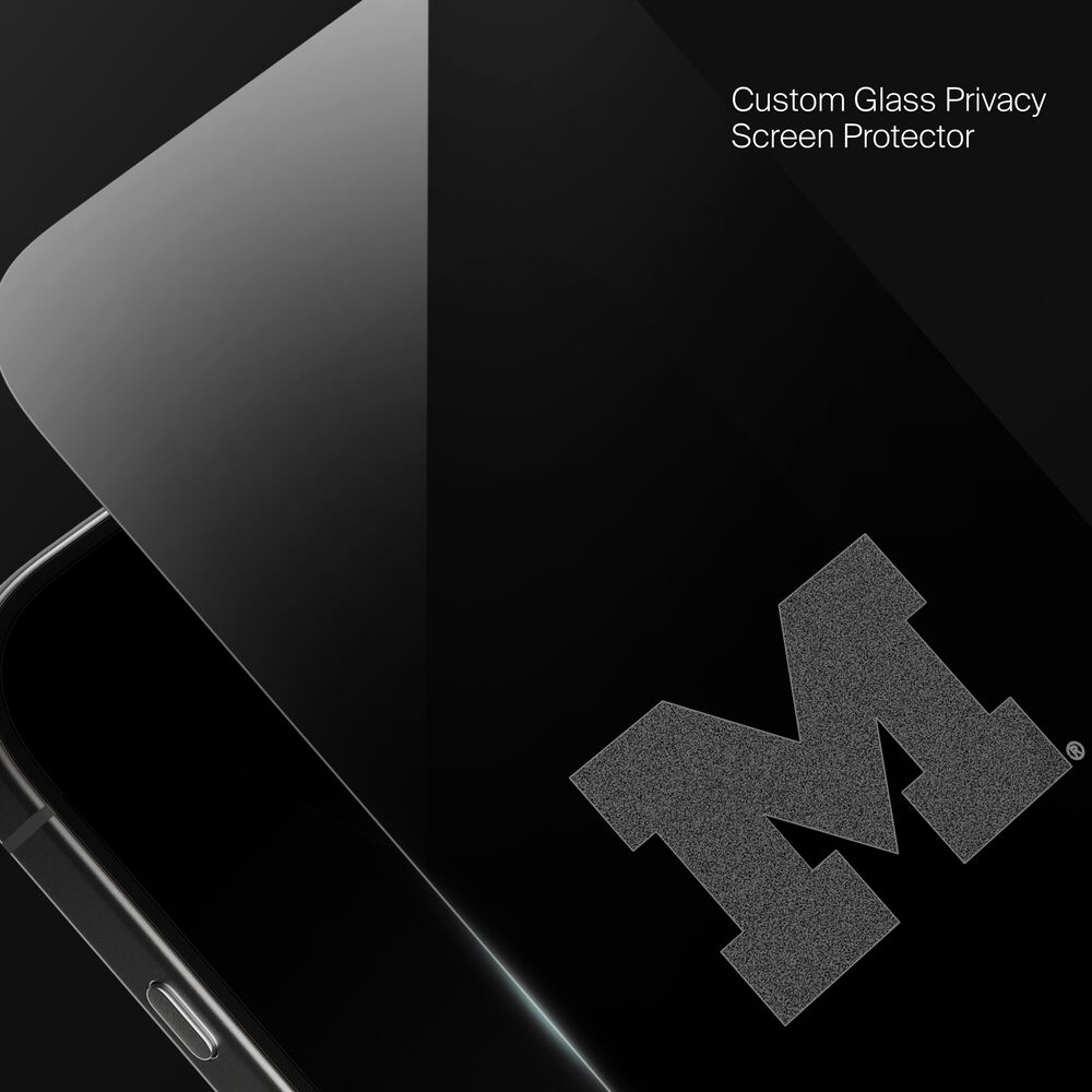 Michigan Wolverines Custom Glass Screen Protector, , hi-res