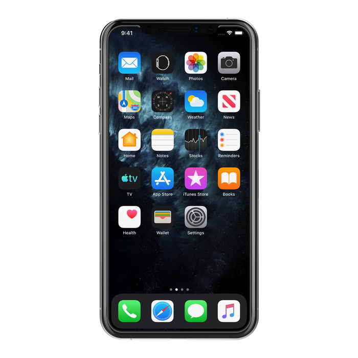 InvisiGlass UltraCurve Screen Protector for iPhone 11 Pro / iPhone X / iPhone Xs, Black, hi-res