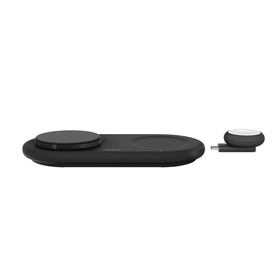 3-in-1 Magnetic Wireless Charging Pad with Qi2 15W, Black, hi-res