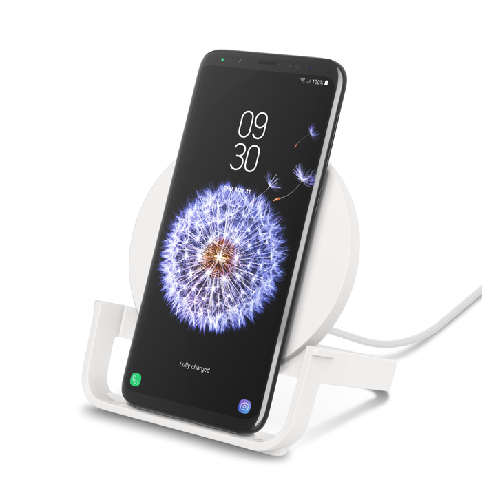 Wireless Charging Stand 10W, White, hi-res