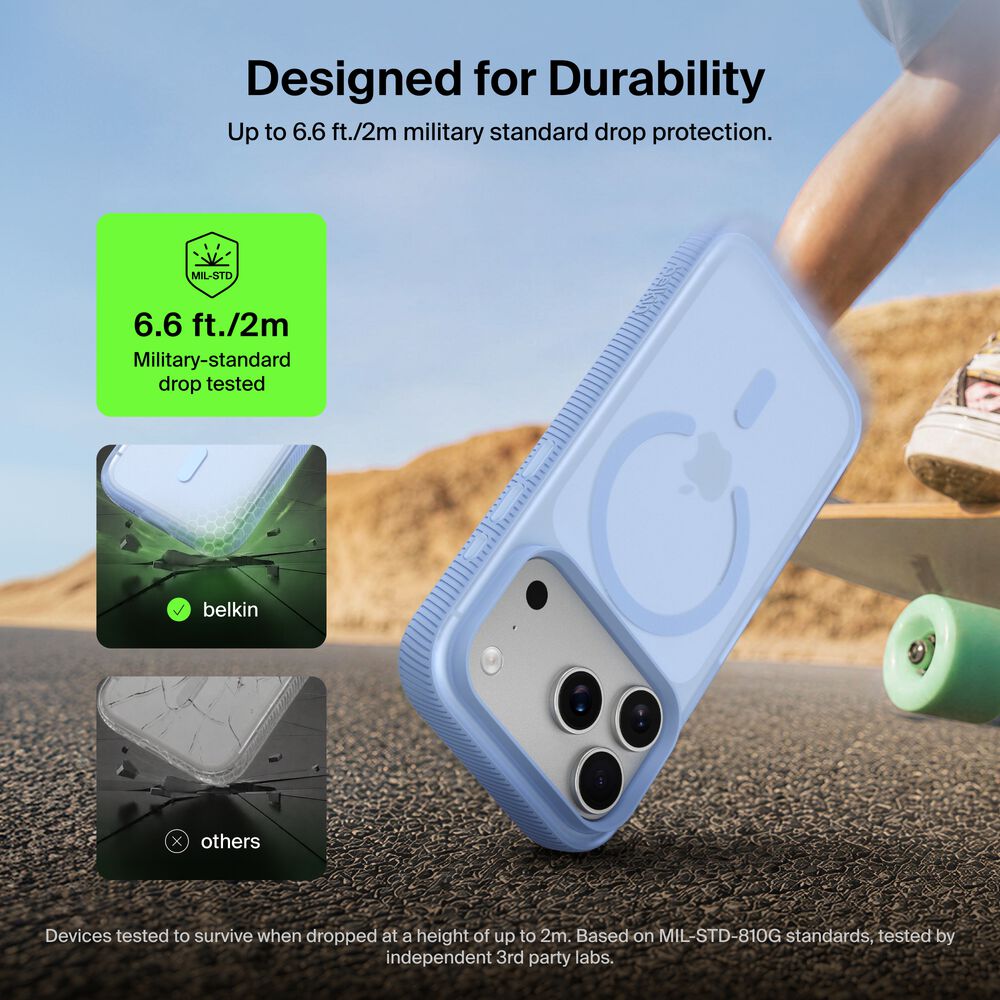 Grip Series Case for iPhone 18 Pro / iPhone 17 Pro, Light Blue, hi-res
