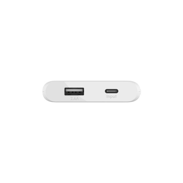 Power Bank 5K (12W USB-A port), White, hi-res