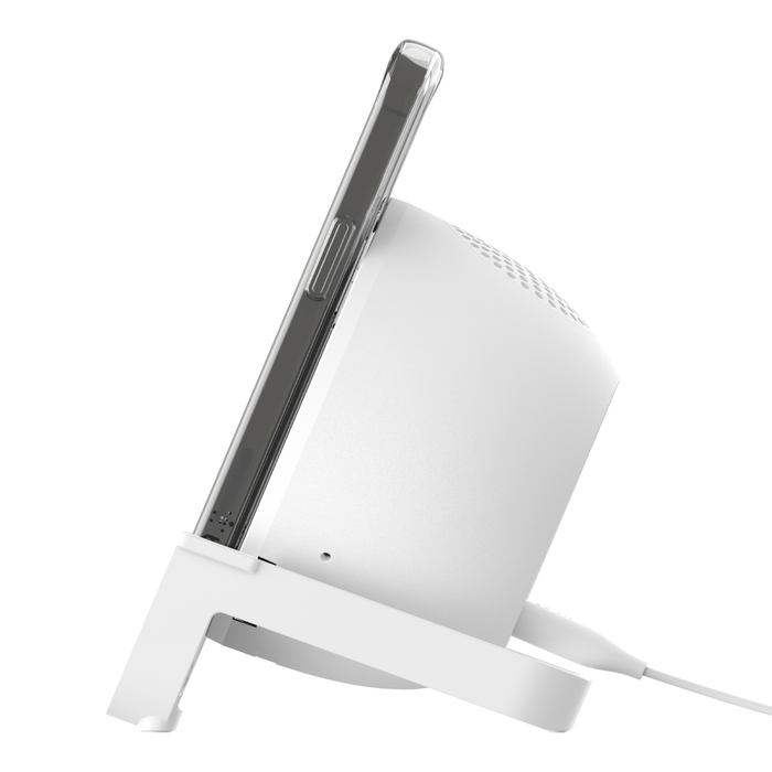 Bluetooth Speaker + 10W Wireless Charger, White, hi-res