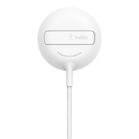 Socle de recharge sans fil portable avec charge MagSafe officielle 15 W, Blanc, hi-res