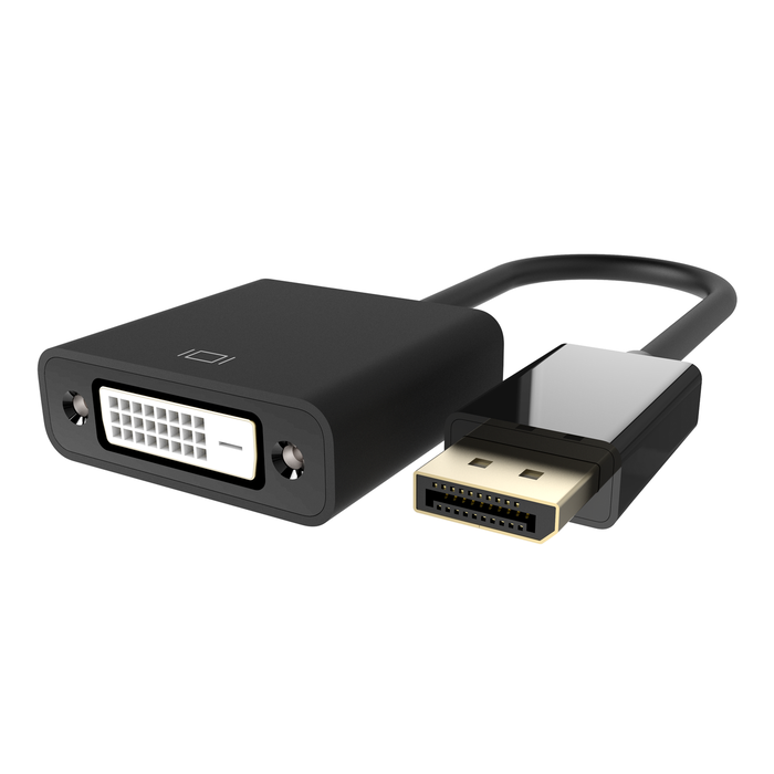 DisplayPort to DVI Adapter, M/F, 1080p, , hi-res