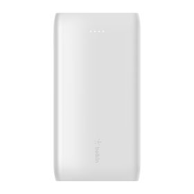 Batterie externe USB-C PD 10K avec c&acirc;ble USB-C, Blanc, hi-res