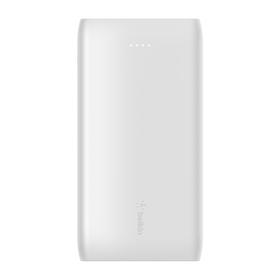 Belkin Batterie externe 10K avec câbles intégrés lightning et USB-C, bleu - Batterie  externe - LDLC