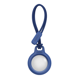 Secure Holder with Strap for AirTag, Blue, hi-res