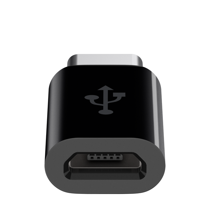 USB-C to Micro USB Adapter (USB Type-C), Black, hi-res